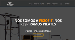 Desktop Screenshot of fisiofit.com.br