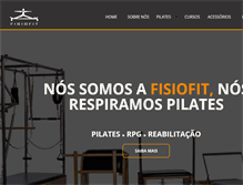 Tablet Screenshot of fisiofit.com.br